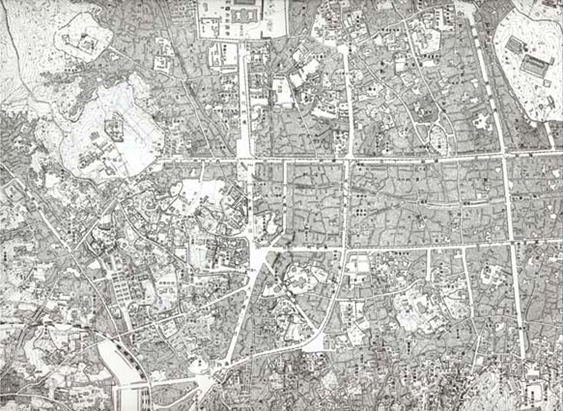 광장조성된 후(1897년) 작성된 경성시가지 지도의 모습.png